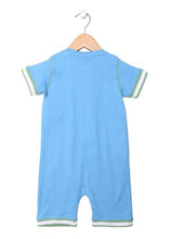 UpsideDown  - Babies / Boys Blue Elephant Emb Jumpsuit