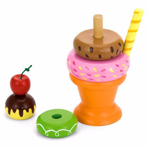 Viga - Wooden Stacking Ice Cream Sundae