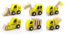 Viga - 6 Pcs Wooden Construction Vehicles