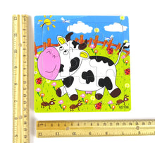 9 Pcs Wooden Cow  Jigsaw Puzzle (XQ106)