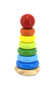 Fun Factory Wooden Rainbow Stacker