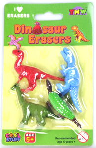 Dinosaur Erasers Set