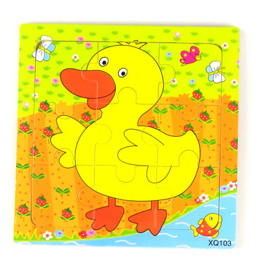 9 Pcs Wooden Duck Jigsaw Puzzle (XQ103)