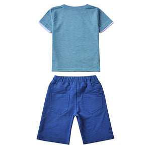 2 Pcs  Boys T-Shirt and Short set