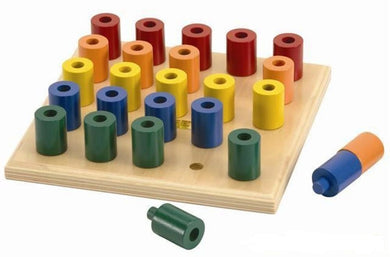 Fun Factory Wooden Peg and Stack Board