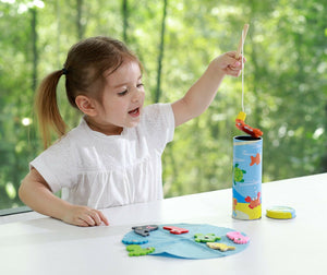 Magnetic Fishing Game Set in a Tin