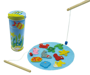 Magnetic Fishing Game Set in a Tin