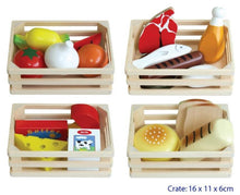 Fun Factory - Wooden 4 in 1 Food Crates