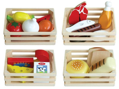 Fun Factory - Wooden 4 in 1 Food Crates