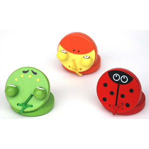 Round Wooden Animal Castanet