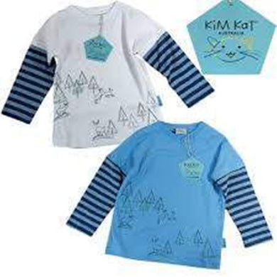 Kim Kat - Boys Long Sleeved Cotton Tee