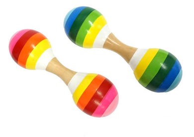 Mini Wooden Double Maraca