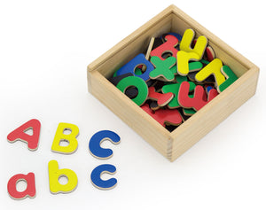 Viga - 52 Pcs Wooden Magnetic Alphabet Letters