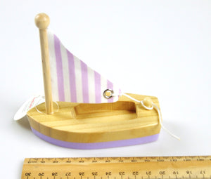 Wooden Toy Sail Boat (small)