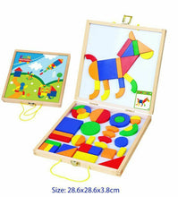 Fun Factory - 42 pcs Magnetic Shapes in wooden  Case