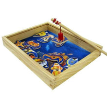 Fun Factory - Wooden Fishing Game Magnetic Box with Rod