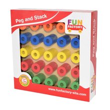 Fun Factory Wooden Peg and Stack Board