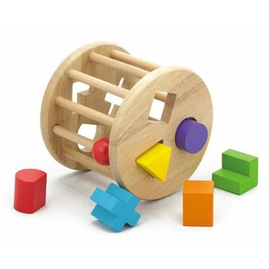 Viga - Wooden Shape Sorting Wheel