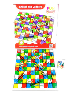 Wooden Snakes and Ladder Board Game FF