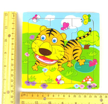 9 Pcs Wooden Tiger Jigsaw Puzzle (XQ104)