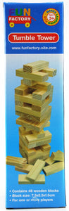 48 Pcs Wooden Tumble Tower