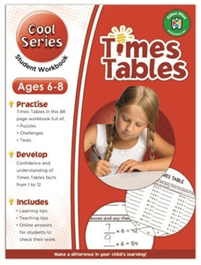 Cool Series Student Workbook - Times Tables Age 6-8